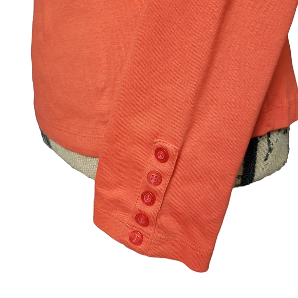 Raffaella Long Sleeve Top (UT/ TN orange) - Picture 4 of 7